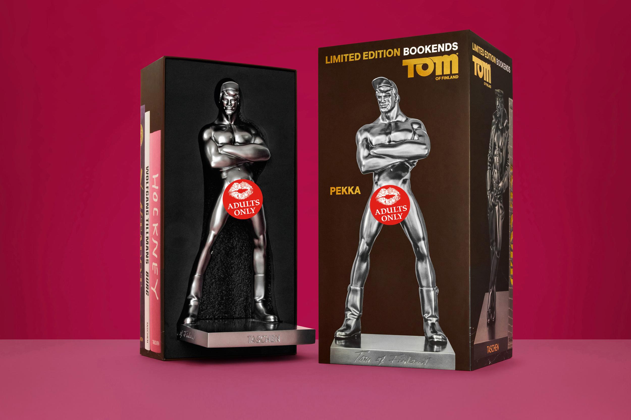 SUJETALIBROS TOM OF FINLAND BOOKEND PEKKA