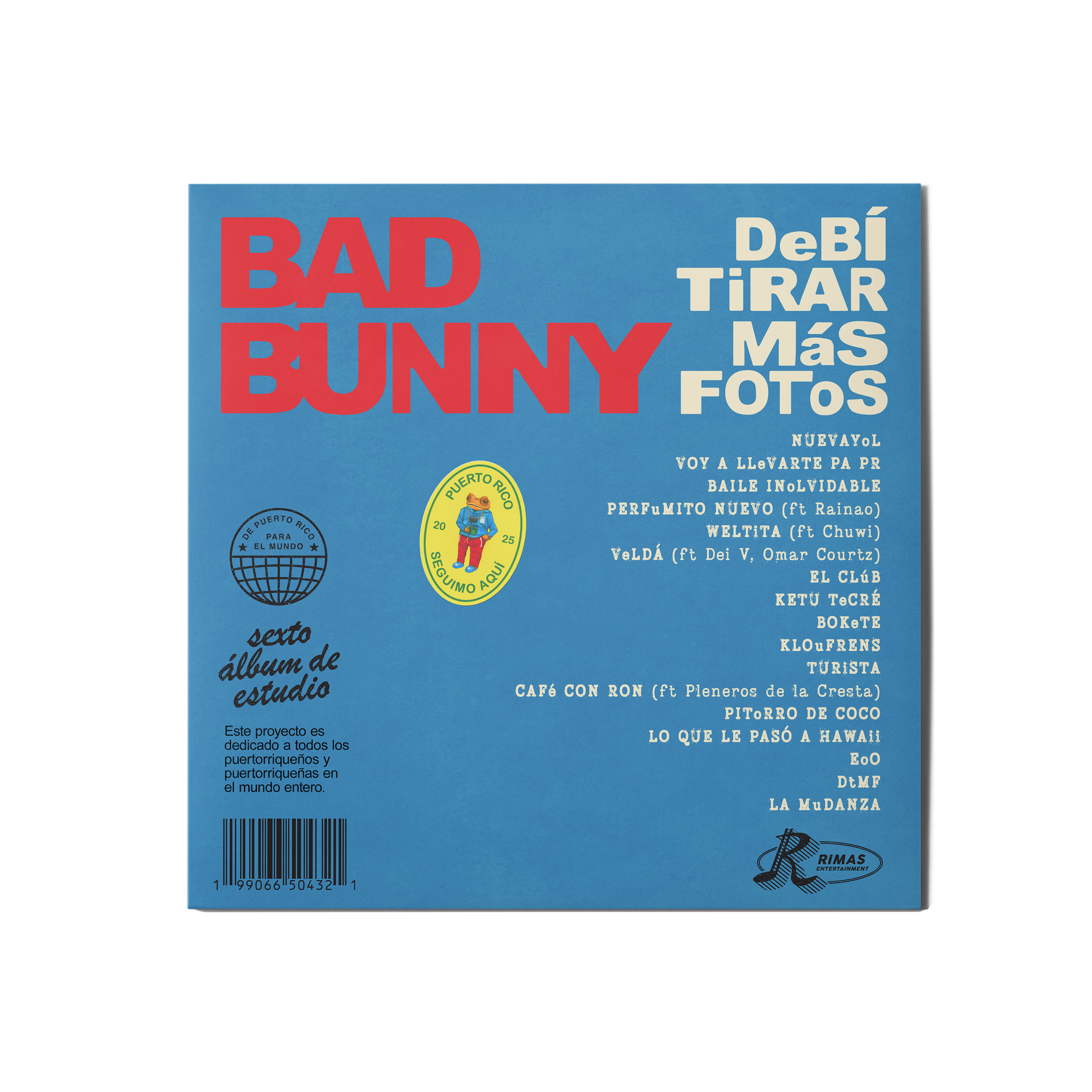 DeBÍ TiRAR MáS FOToS (LP Azul) – Plastic Books