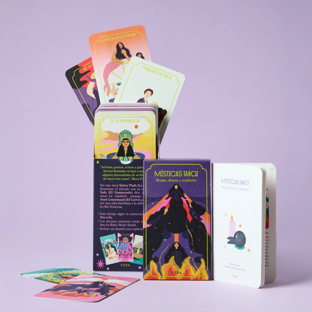 MÍSTICAS TAROT: Brujas, diosas y ocultistas (Baraja Tarot) – Plastic Books