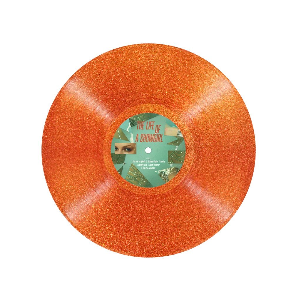 The Life of a Showgirl (Portofino Orange Glitter) – Plastic Books